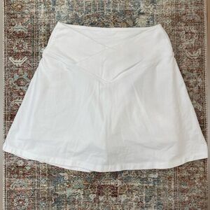 White Tennis Mini Skirt
